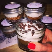 Gluten-free cupcake jars from Jars by Dani